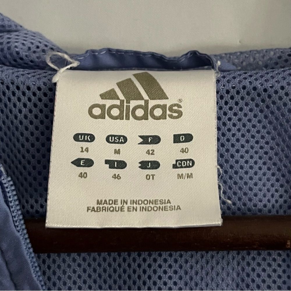 Adidas Purple Windbreaker Jacket - Picture 9 of 9